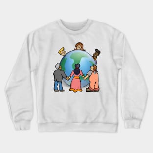 Save Earth Design Crewneck Sweatshirt